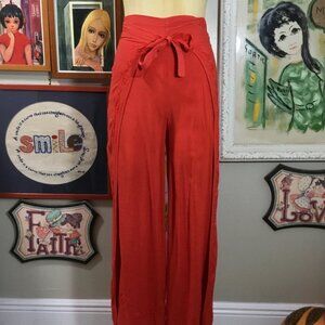 Kapal Bali 1980’s Wrap Rayon Palazzo Pants